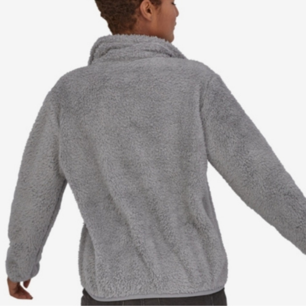 Patagonia Jacket Womens XS Gray Los Gatos Fuzzy 1/4 Quarter Zip Pullover - Picture 2 of 14
